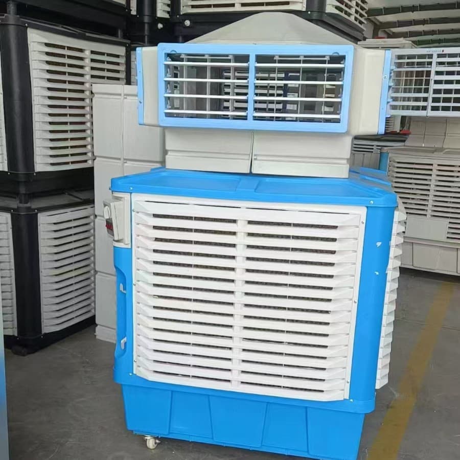 Industrial mobile air cooler, large factory building, commercial water-cooled air-conditioning, farm greenhouse, environmentally friendly cooling fan 4
