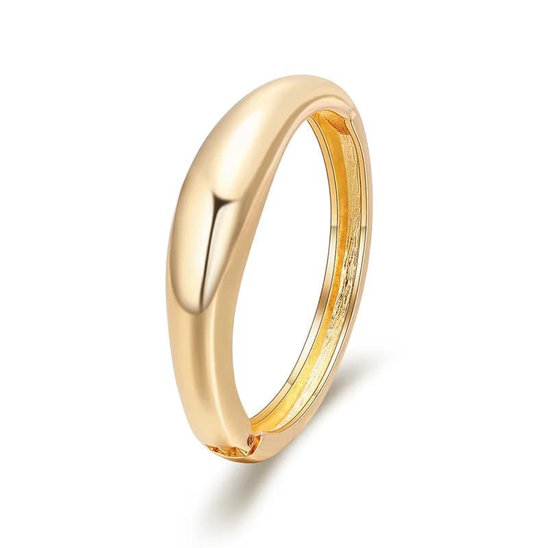 Metal minimalistic geometric gold bracelet, European style, simple and elegant design, direct factory sales 3