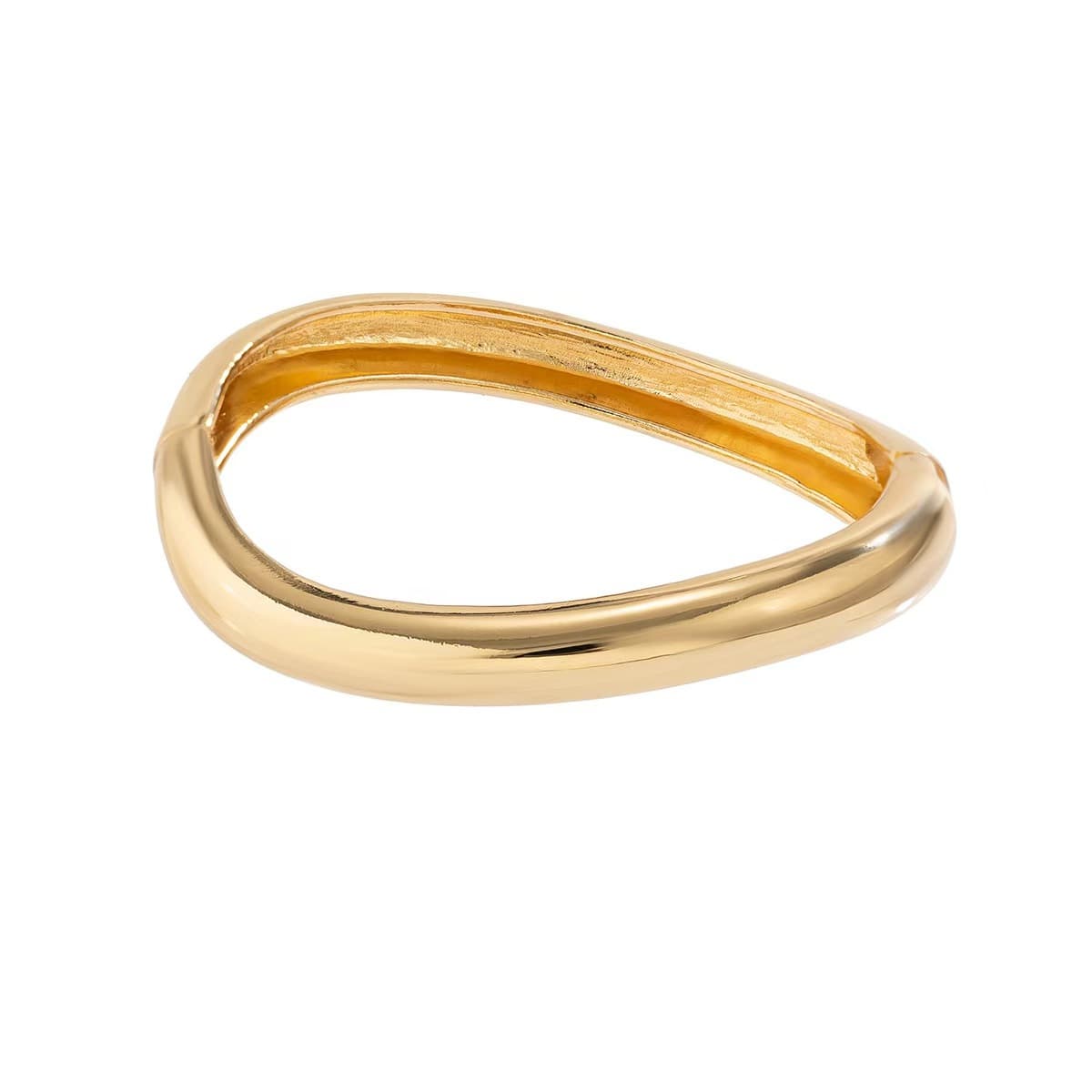 Metal minimalistic geometric gold bracelet, European style, simple and elegant design, direct factory sales 5