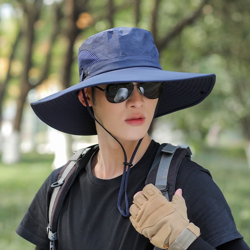 Men's summer climbing sun hat solar-powered, custom-made, with your logo imprint 2