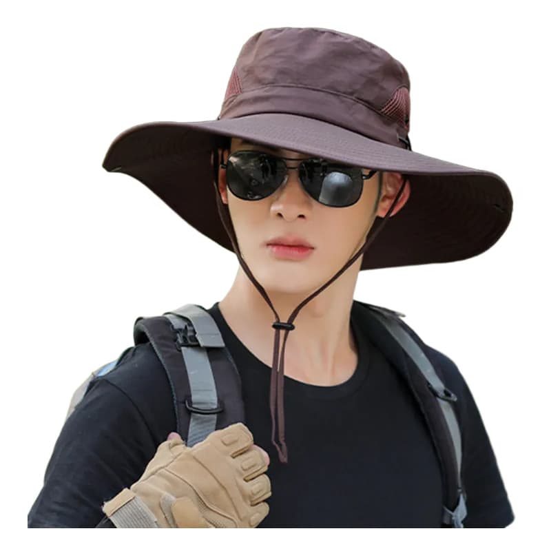 Men's summer climbing sun hat solar-powered, custom-made, with your logo imprint 5