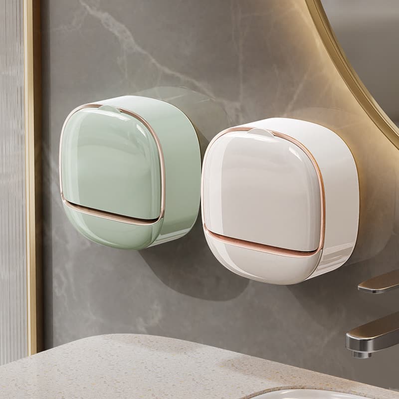 Cute cartoon wall soap holder, tubing, drying rack 1