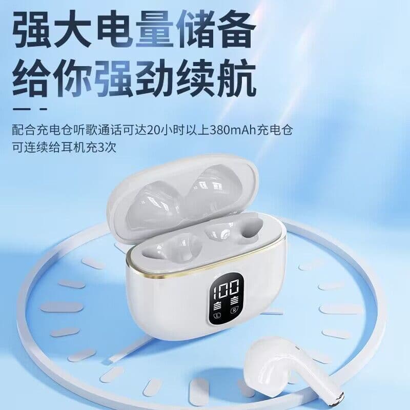 Bluetooth headset 2025 new smart wireless noise reduction high quality in-ear style, long-lasting and long-lasting battery life 4