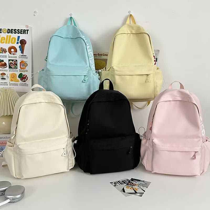 Capacious backpack, cute shoulder bag, universal laptop for students, for secondary school, for teenagers 3
