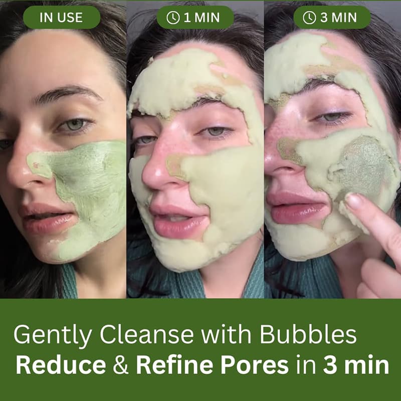 Cross-border supply carbonated bubble mask HOLY BASIL Bubbe Deep Mask mud mask in stock 90g 3