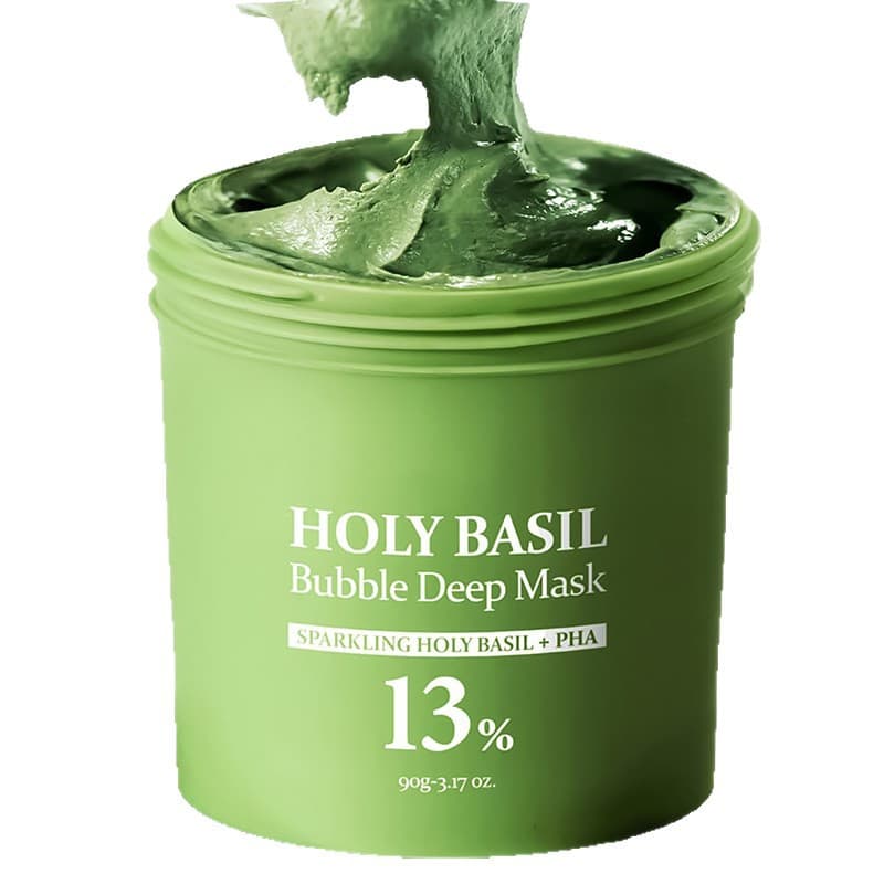 Cross-border supply carbonated bubble mask HOLY BASIL Bubbe Deep Mask mud mask in stock 90g 5