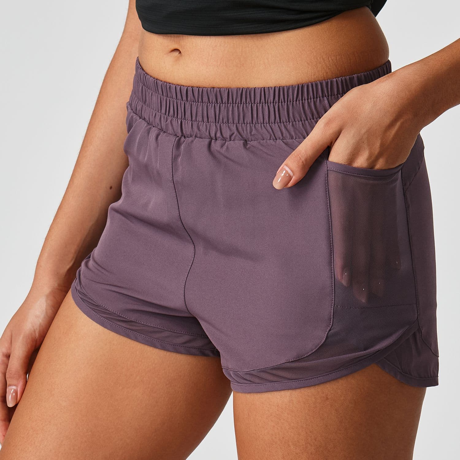 (Cross-border trading), sports spring shorts, summer quick dry trousers for gym, thin set, plus size, oversize 4
