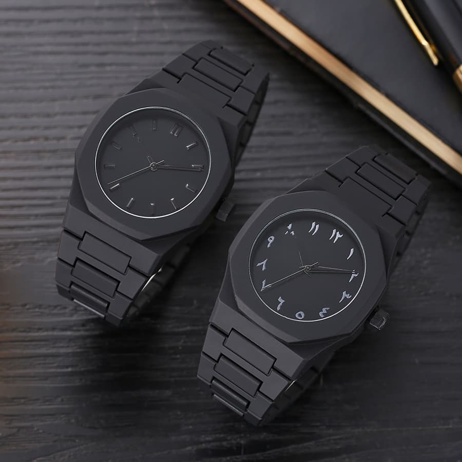 Arabic men's watch, plastic quartz watches, women's watch, men's style 2