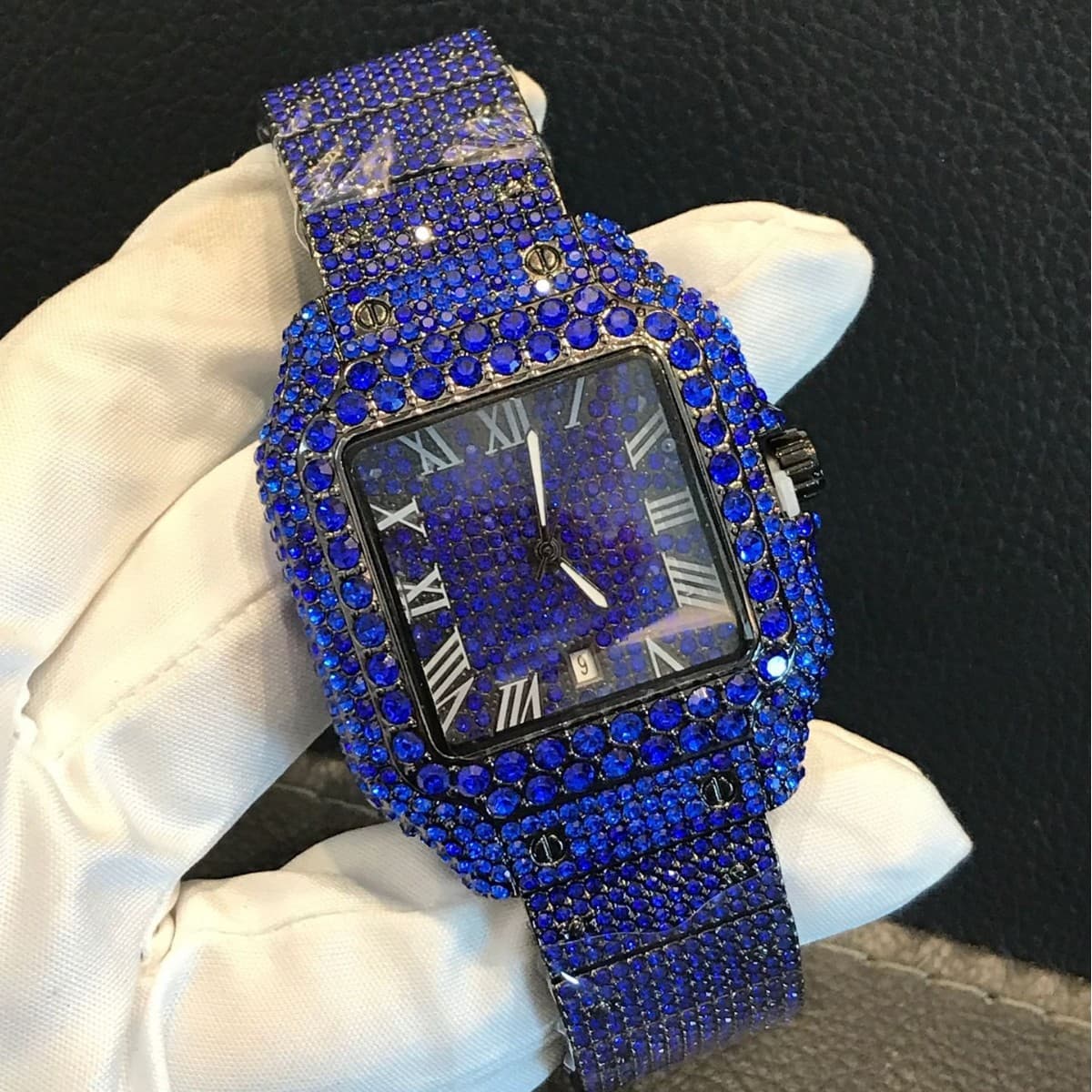 Quartz swiss watch hip-hop style 1