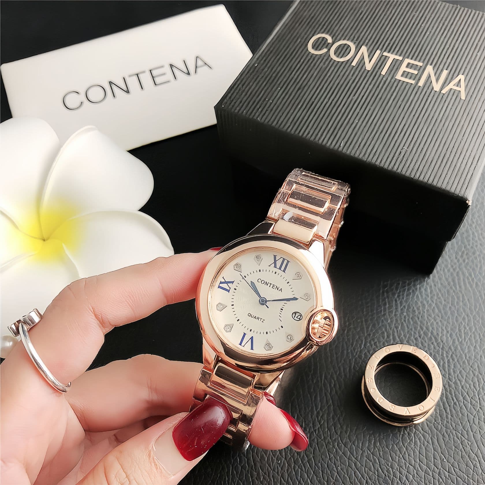 Blue Needle Confession Balloon Zimai Brand Watch Douyin Kuaishou Live Broadcast Hot Selling Alloy Women's Quartz Waterproof Watch 2