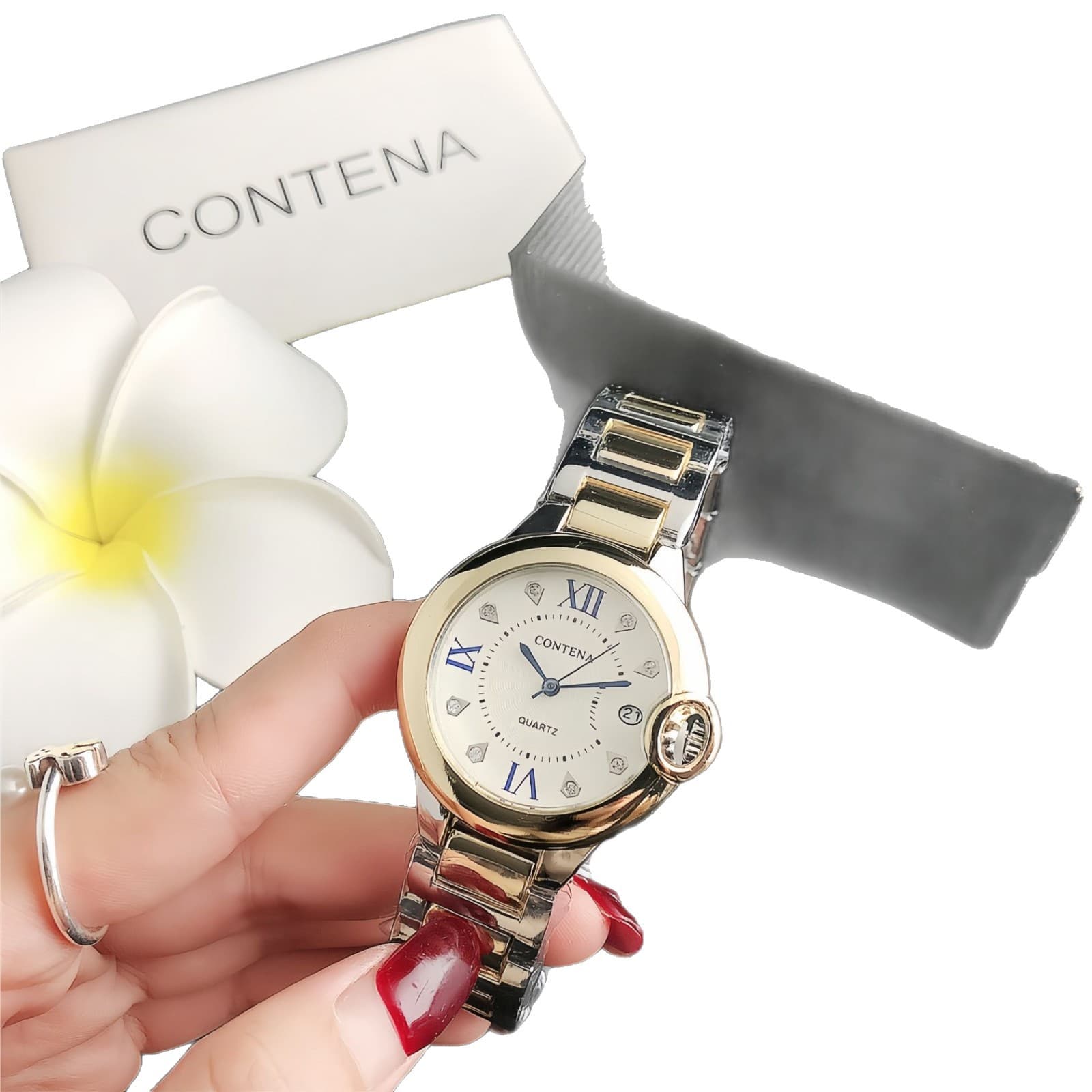 Blue Needle Confession Balloon Zimai Brand Watch Douyin Kuaishou Live Broadcast Hot Selling Alloy Women's Quartz Waterproof Watch 5