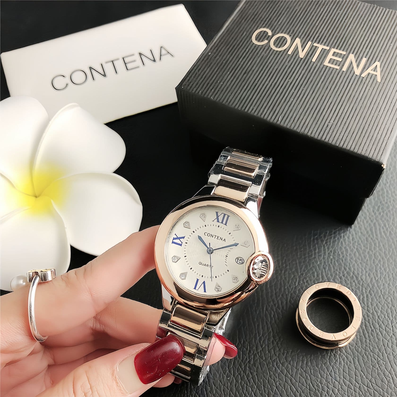 Blue Needle Confession Balloon Zimai Brand Watch Douyin Kuaishou Live Broadcast Hot Selling Alloy Women's Quartz Waterproof Watch 1