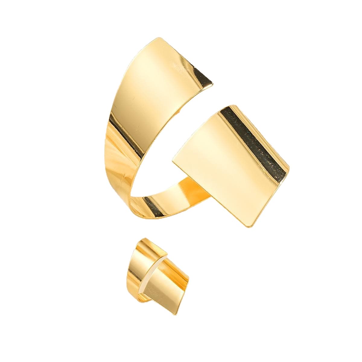 (Cross-border trading), geometric glossy bracelet, set, 2 pieces 5
