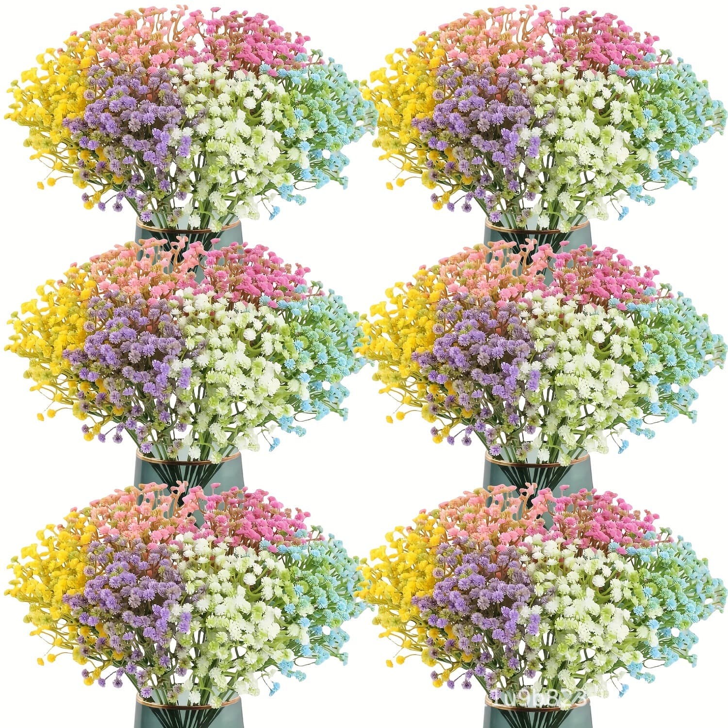 Cross-border hot selling simulated flowers all over the sky wedding home decoration ornaments flower arrangement bride holding flowers festival ins holiday 1