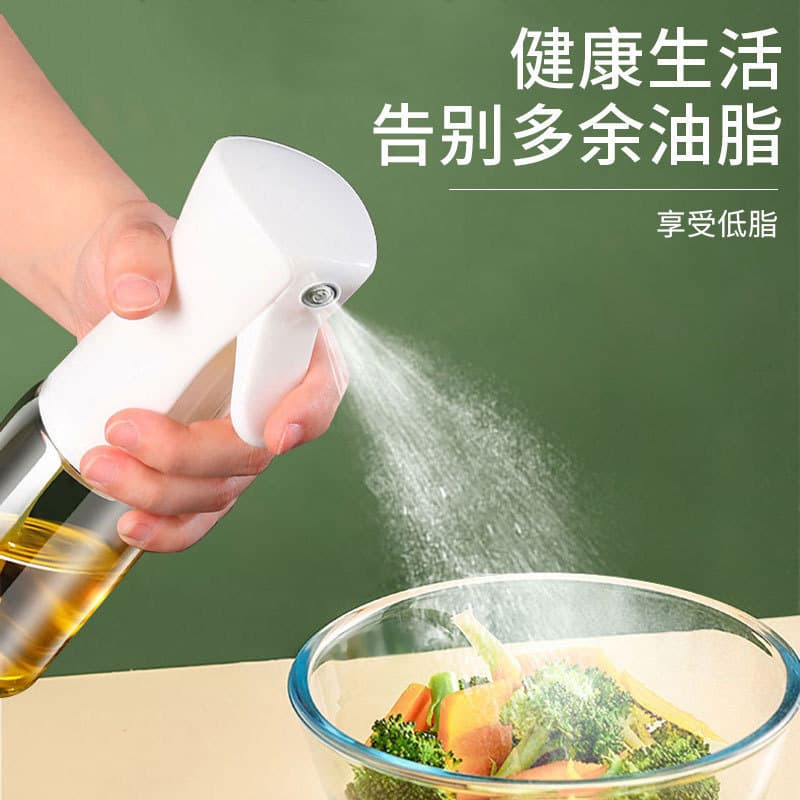 Glass oil dispenser, spray, sprayer, oil sheen control 2