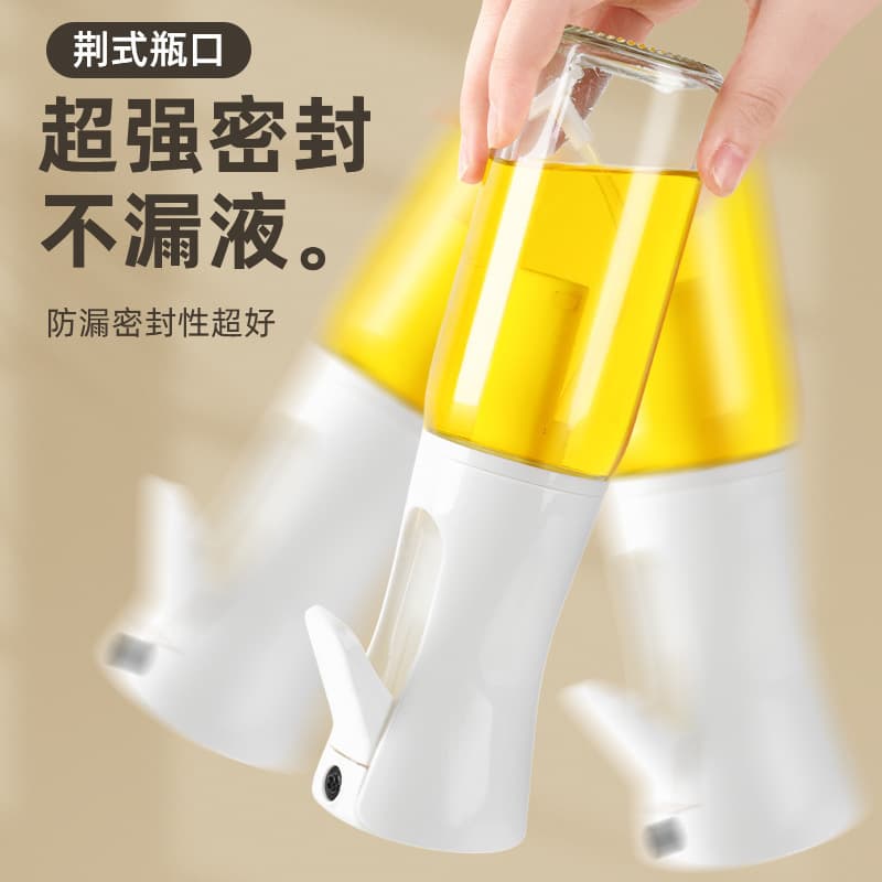 Glass oil dispenser, spray, sprayer, oil sheen control 4