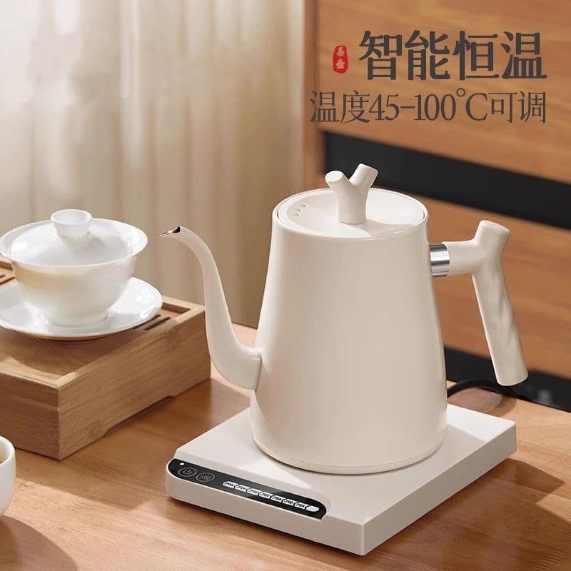 Smart teapot stainless steel, coffee pot, keeps constant temperature, stainless steel AISI 304, temperature control 1