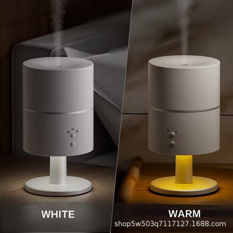 Mute humidifier, universal ultrasonic aroma diffuser, spray, moisturizing night light, three-in-one 1