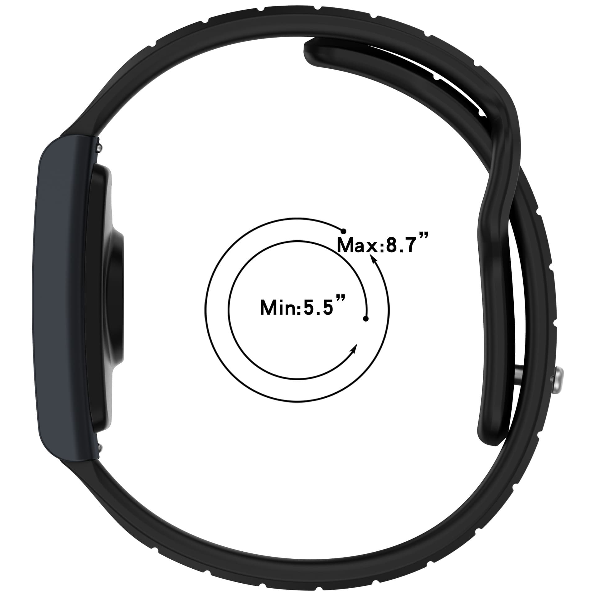 Suitable for Huami Amazfit Helio Strap silicone strap Active20/22MM horizontal two-color wrist strap 2