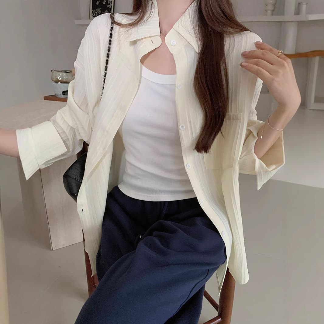 Summer shirt, Korean style, sun protection 3