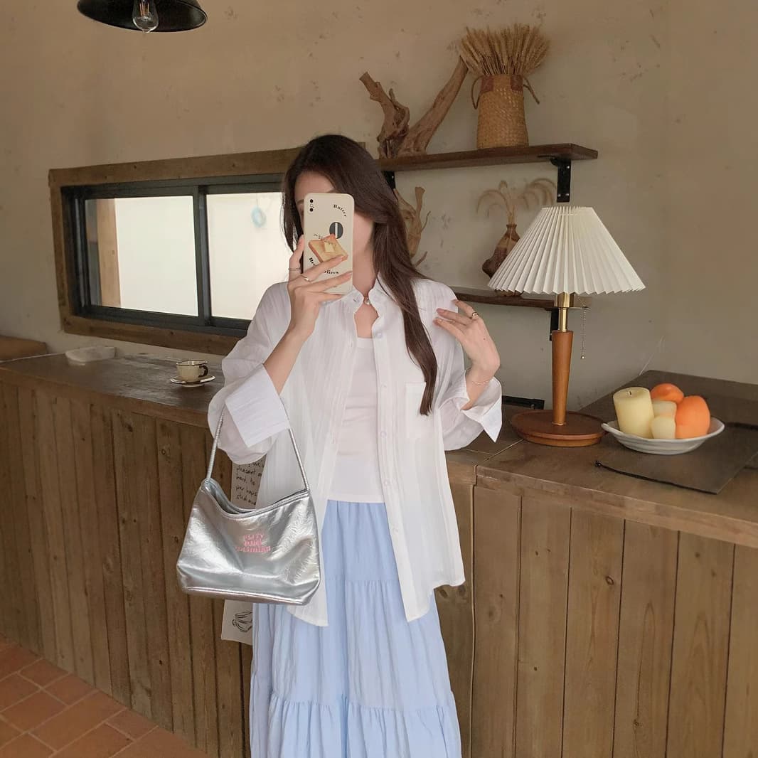 Summer shirt, Korean style, sun protection 4