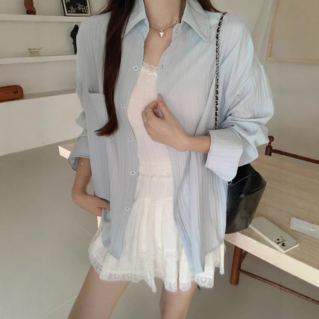 Summer shirt, Korean style, sun protection 1