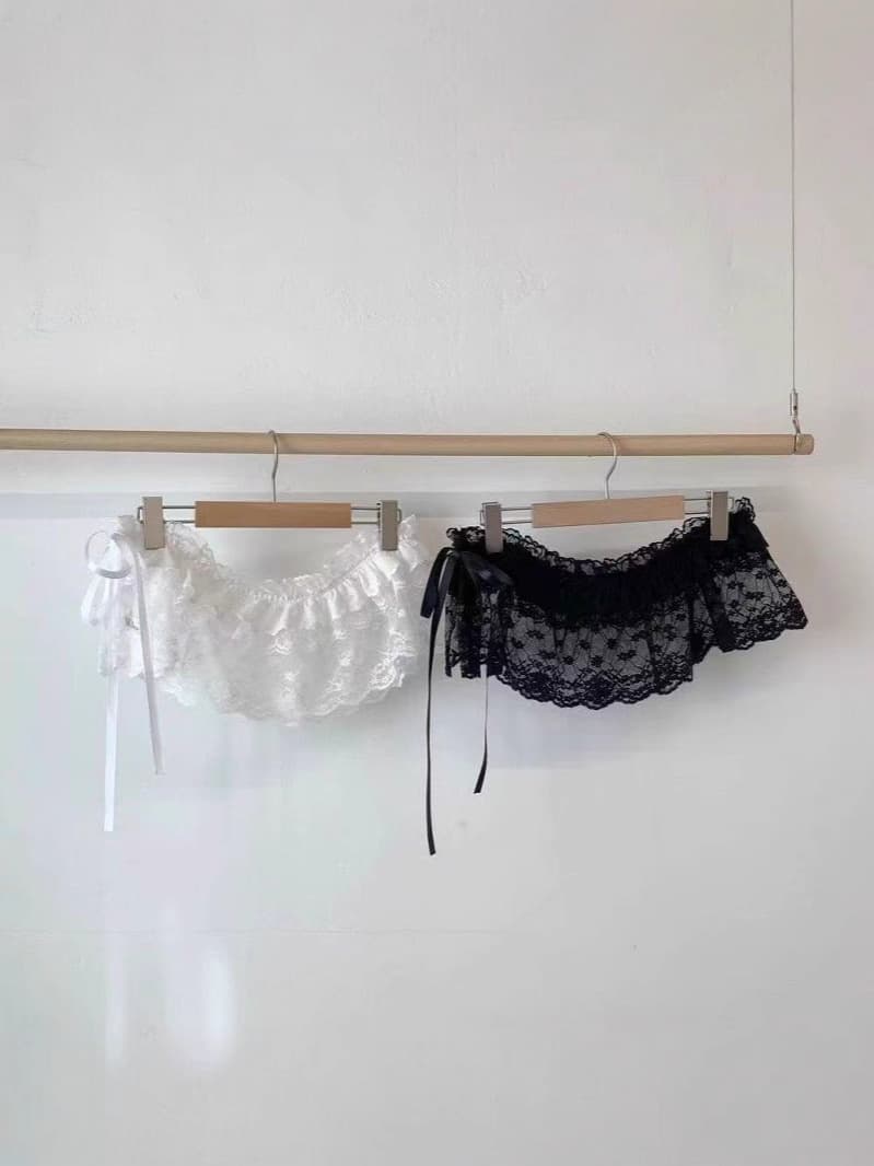 Summer skirt, lace short curtain, apron 2