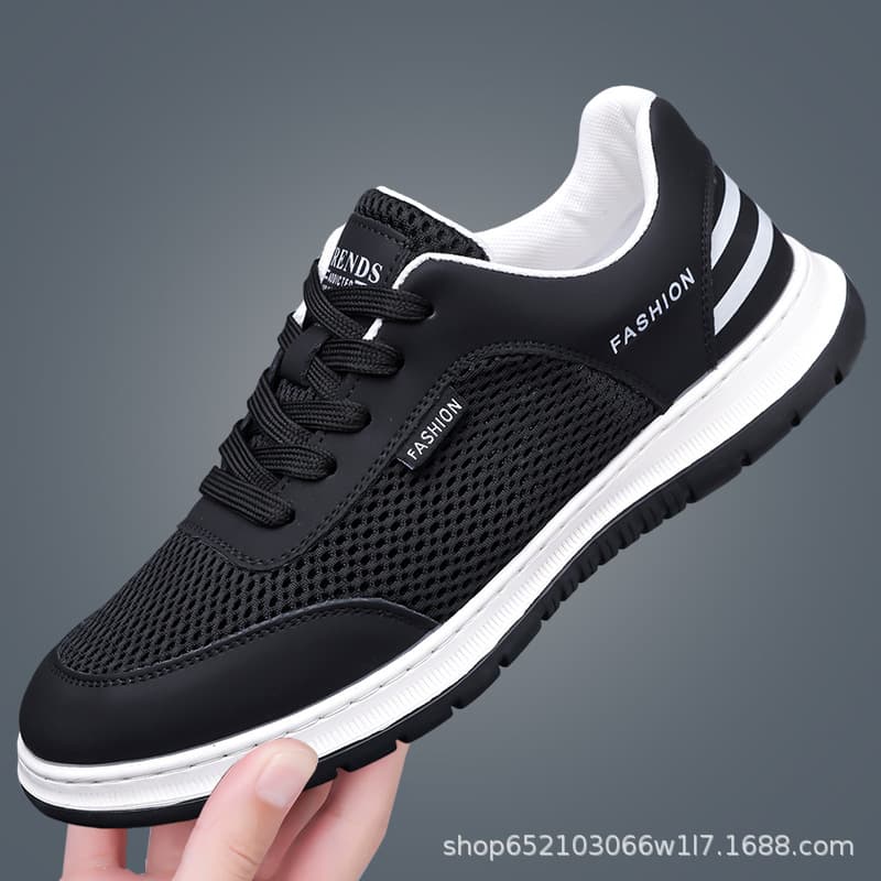 Breathable fashionable universal sneakers, quality casual footwear for traveling for hiking, made with flyknit technology 4