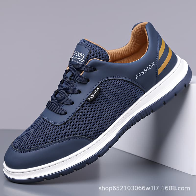 Breathable fashionable universal sneakers, quality casual footwear for traveling for hiking, made with flyknit technology 1