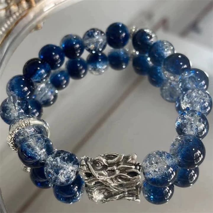[100 boxes of wholesale] Night Market Temple Convention and Exhibition Club bracelet glazed glass hand decoration new Chinese explosion 2