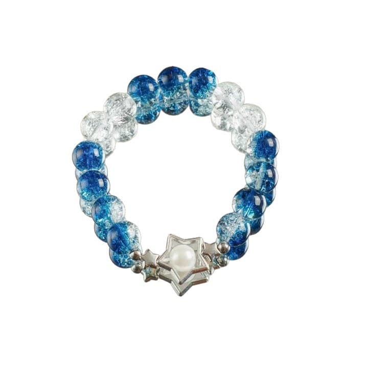 [100 boxes of wholesale] Night Market Temple Convention and Exhibition Club bracelet glazed glass hand decoration new Chinese explosion 5