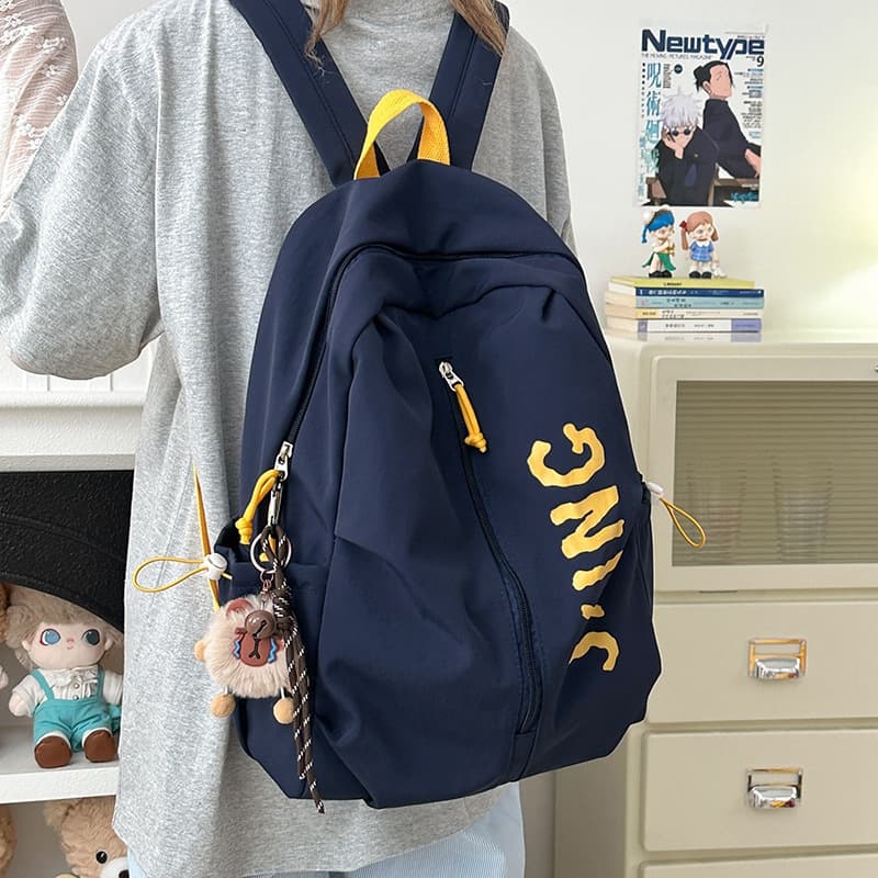 Trend fashionable capacious backpack, school bag, for secondary school 3