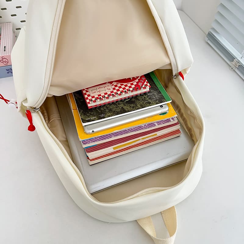 Trend fashionable capacious backpack, school bag, for secondary school 4
