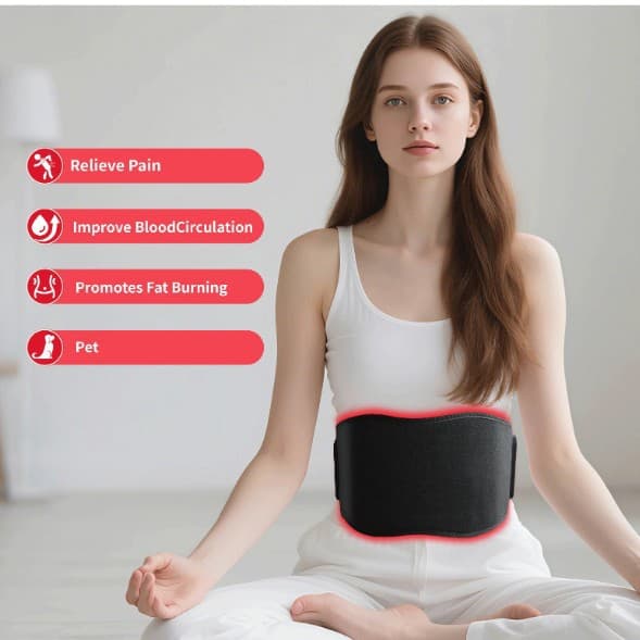 Cross-border red belt LED therapy instrument spectrometer household waist abdomen physiotherapy instrument infrared beauty instrument 2