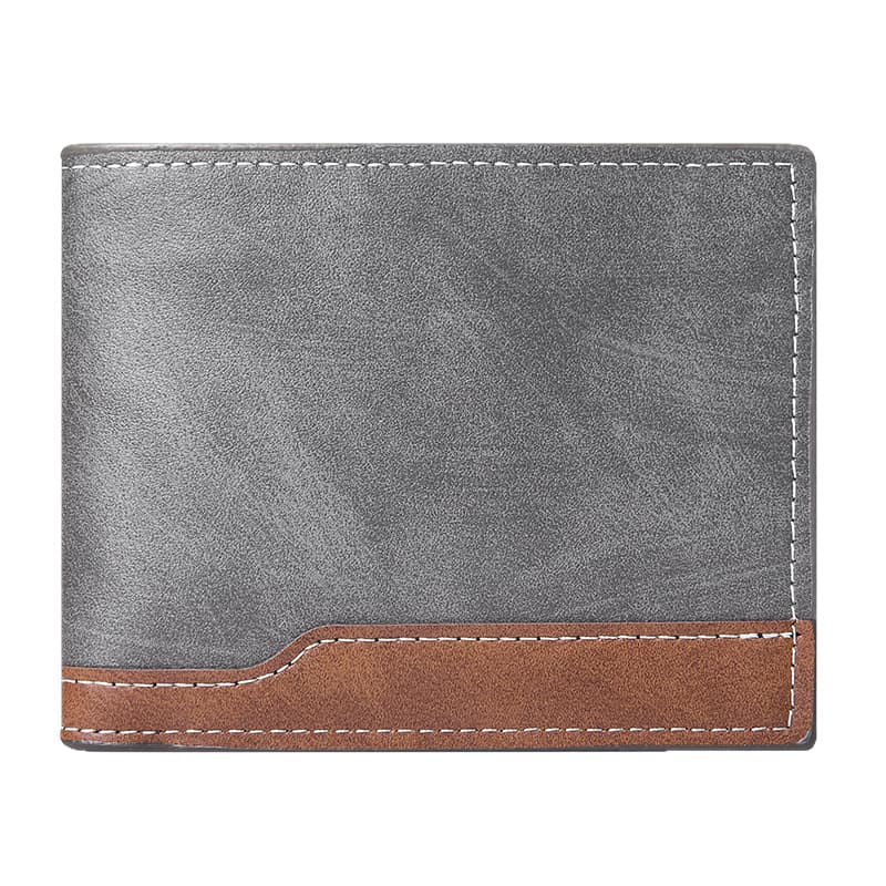 Polyurethane retro wallet, European style 5