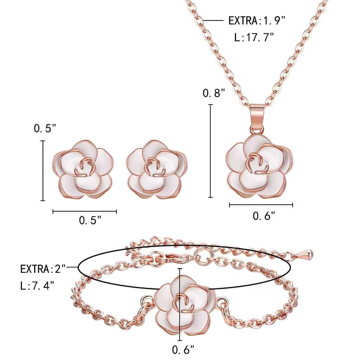 (Wholesale), necklace and earrings for bride, jewelry, golden accessory, Amazon, (Physicals), light luxury style 4
