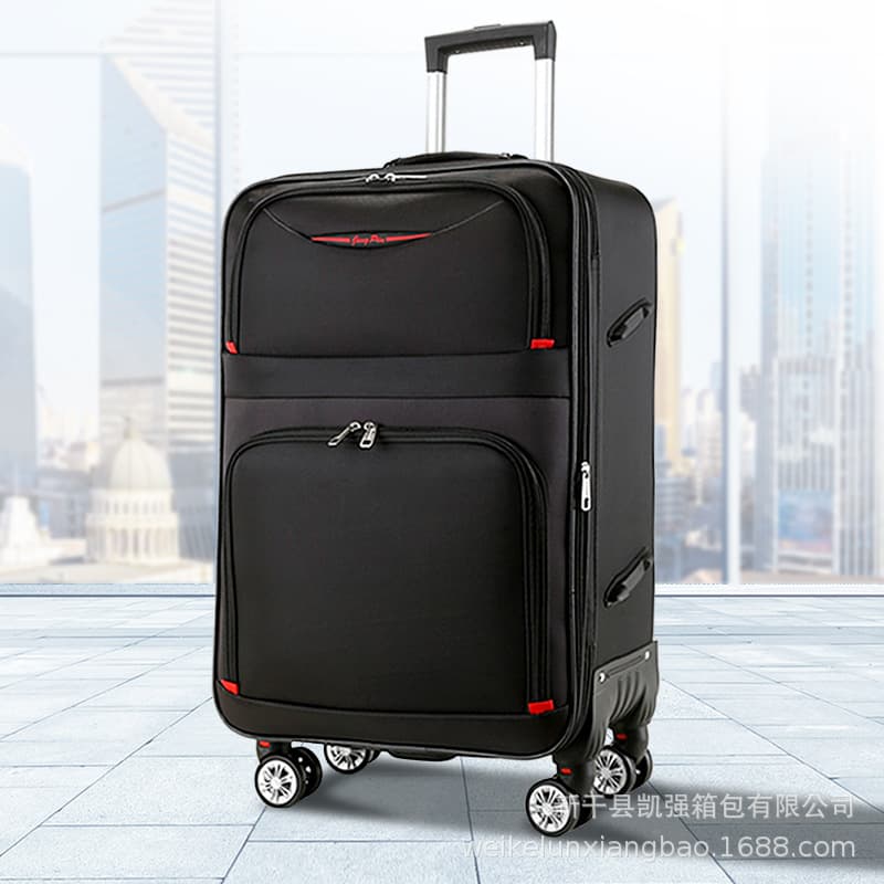 Capacious men's universal suitcase, oxford cloth 1