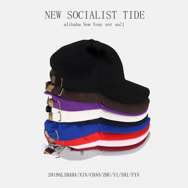 Men's cotton hat, baseball summer travel cap, Korean style 2