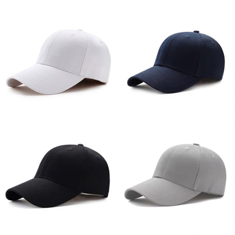 Men's cotton hat, baseball summer travel cap, Korean style 3