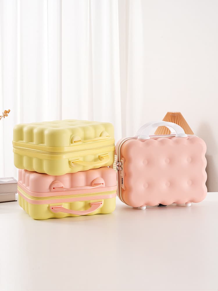 Cartoon suitcase for manicure, capacious handheld storage box, 14 inch 5