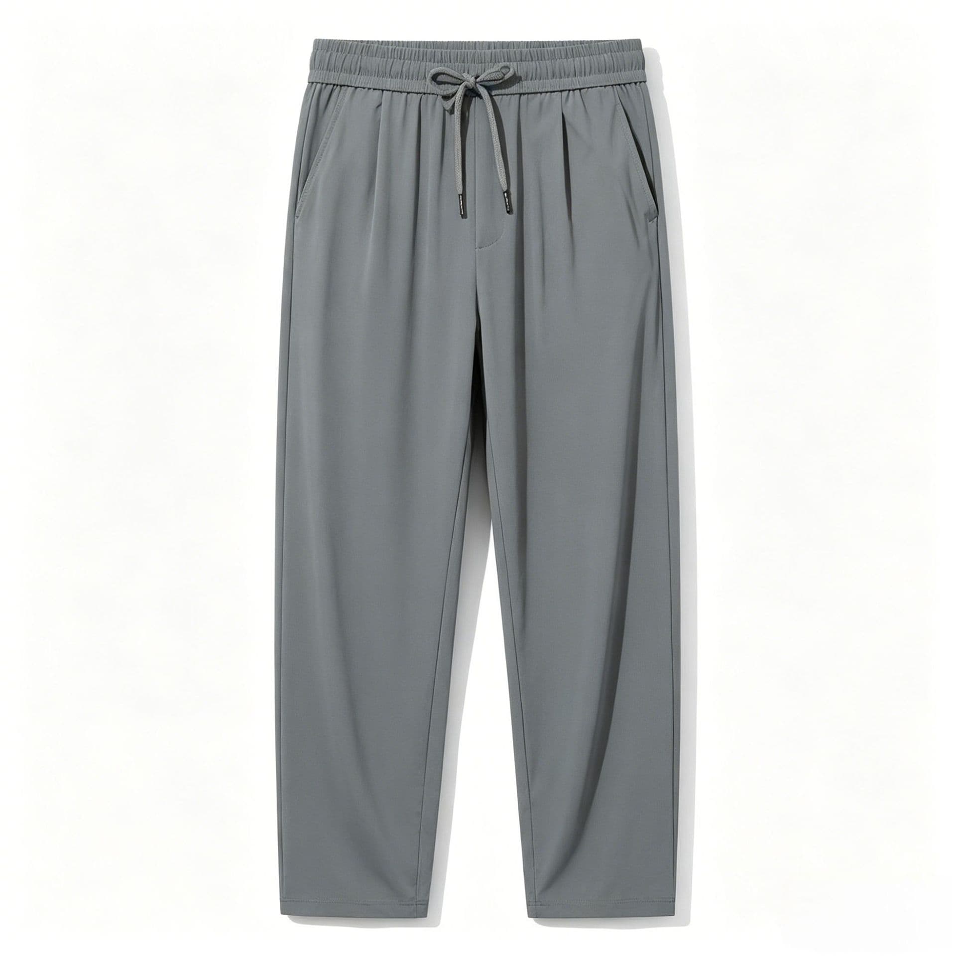 Silk summer trend quick dry thin sports trousers, Korean style, loose fit 5