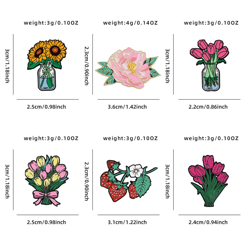 (Cross-border trading), fresh cute brooch, badge for friend, Birthday gift 3