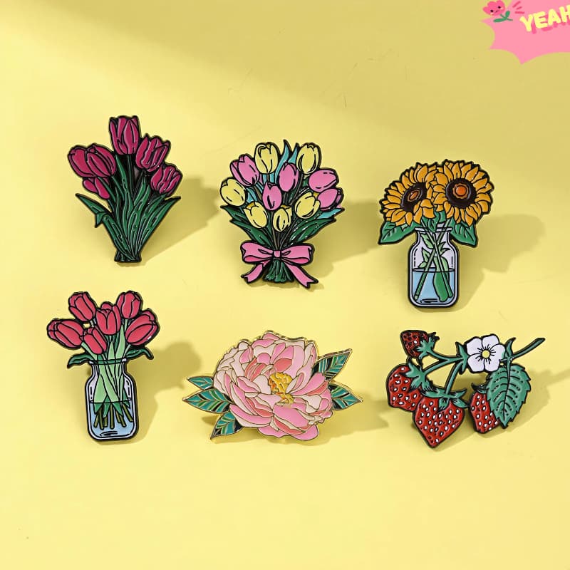 (Cross-border trading), fresh cute brooch, badge for friend, Birthday gift 1