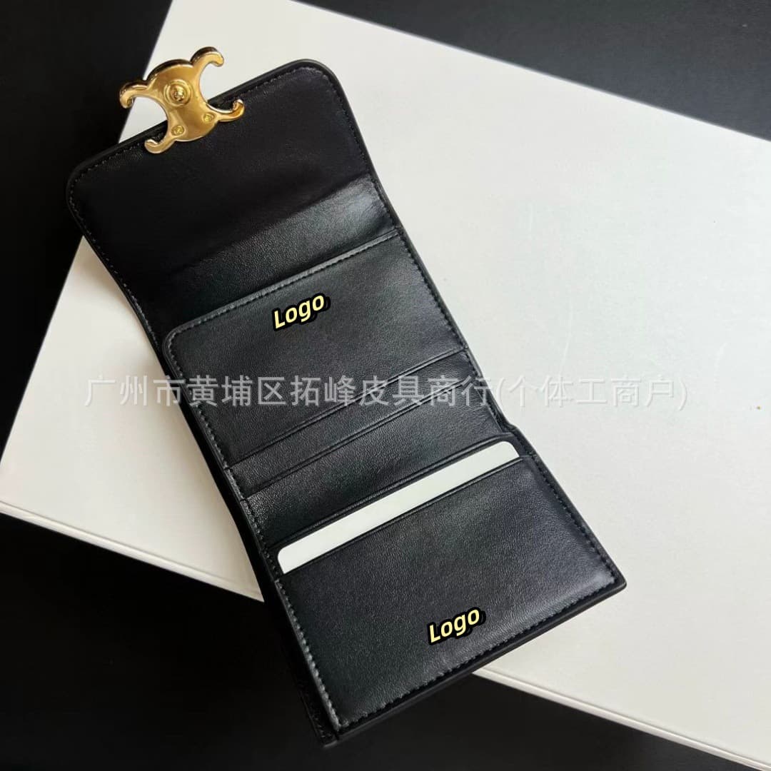 Quality short wallet, shoulder bag, genuine leather 4