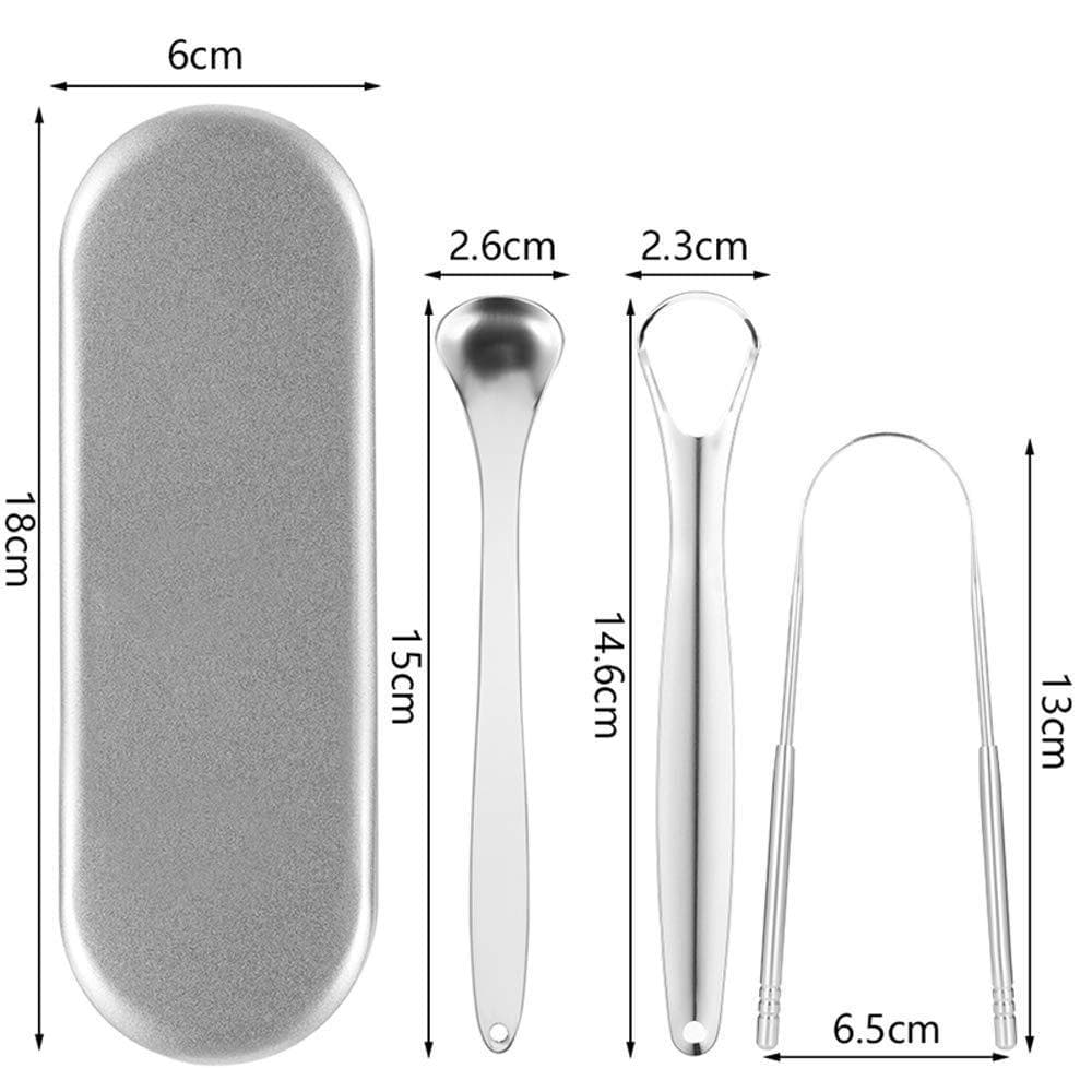 Spot U-shaped cleaning oral tools tongue coating cleaner stainless steel tongue scraper tongue coating brush cleaner 4
