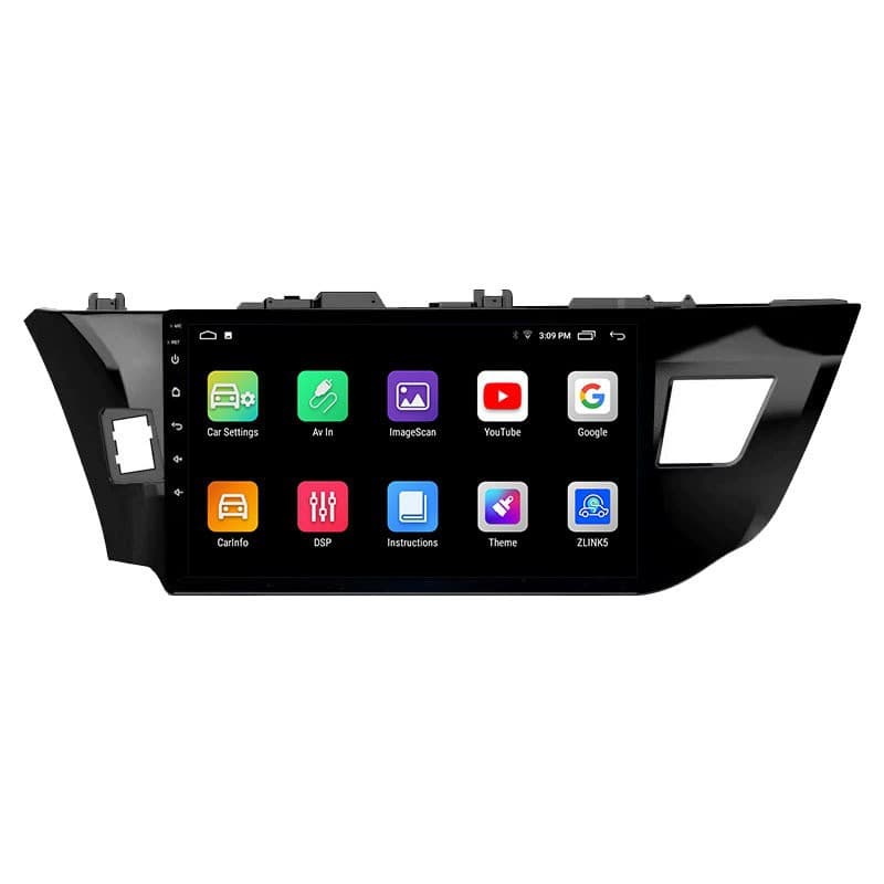 Suitable for 14-17 Toyota Ralink Android large screen Bluetooth navigation GPS reversing image Carplay 3