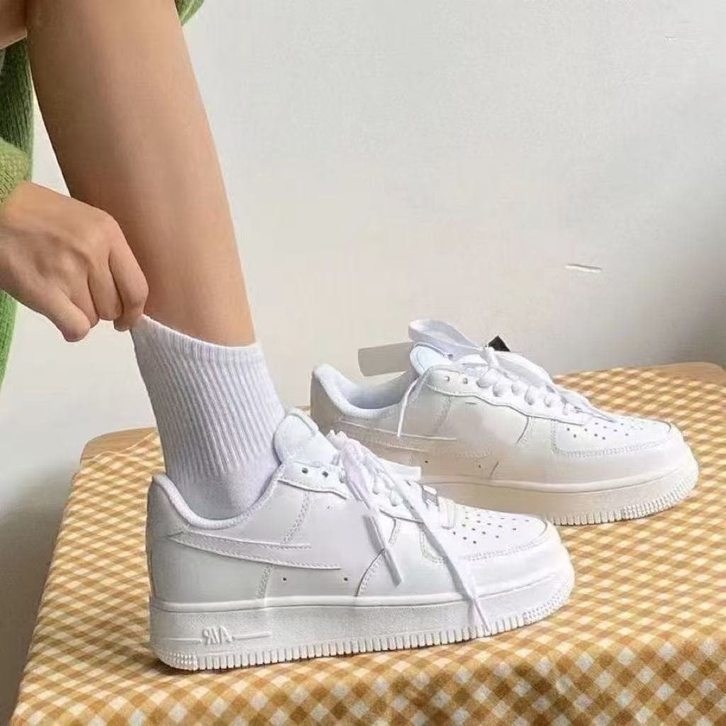 (Cross-border trading), universal sports breathable trend low white shoes for men and women 1