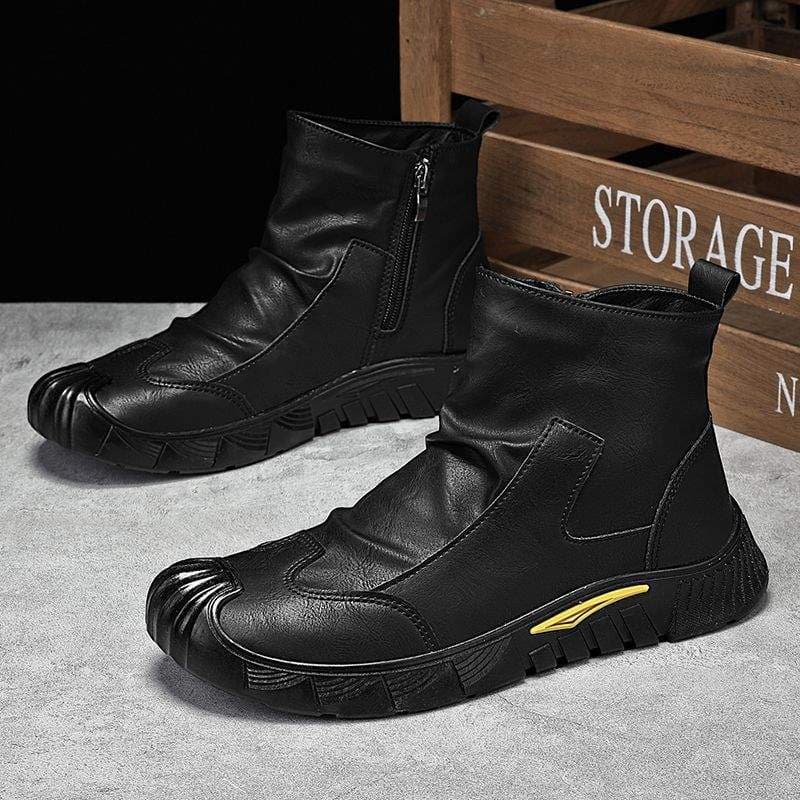 Martens, autumn trend universal retro low boots English style, trend of season 4