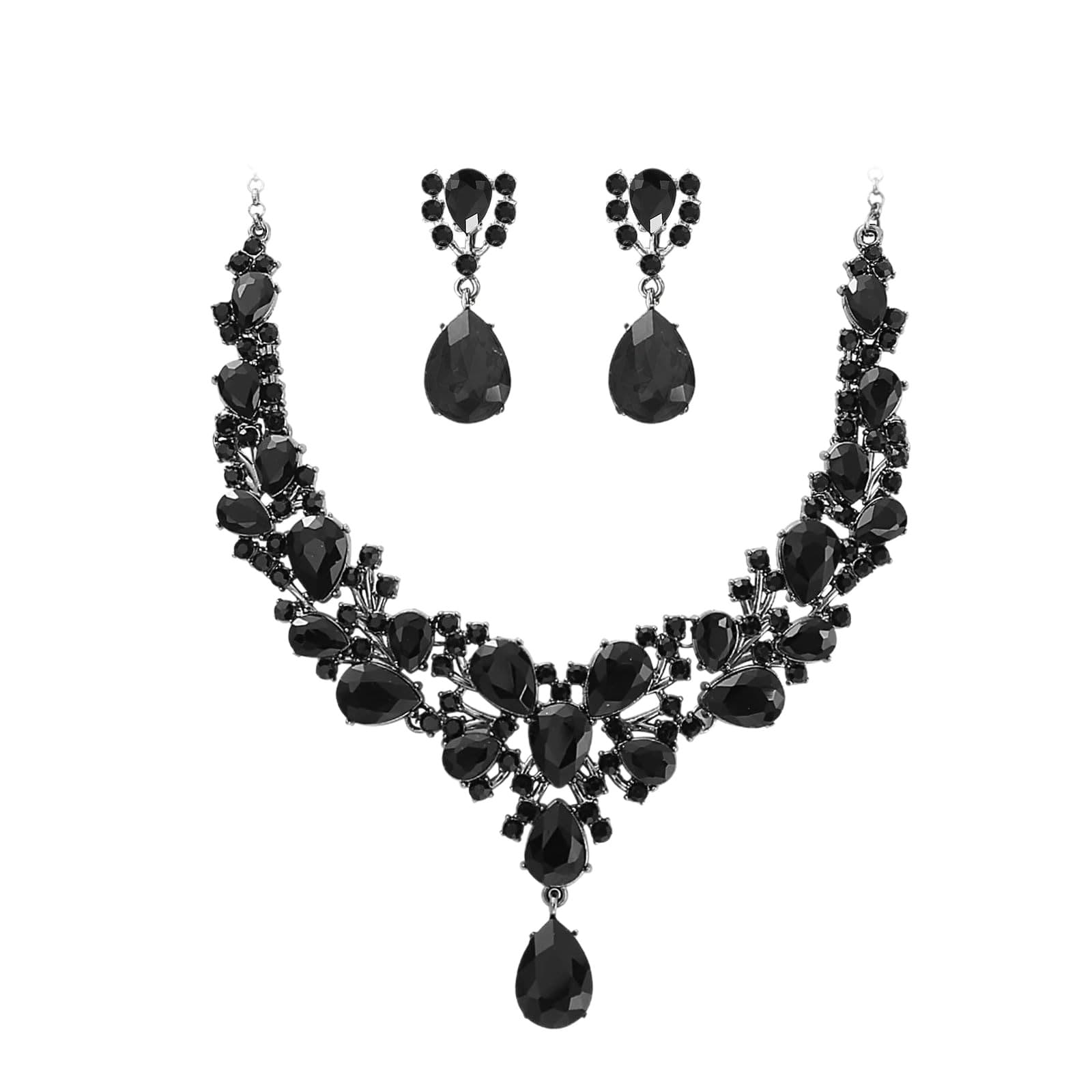 Necklace and bracelet for bride, chain, high-end set, jewelry, 3 piece set 5