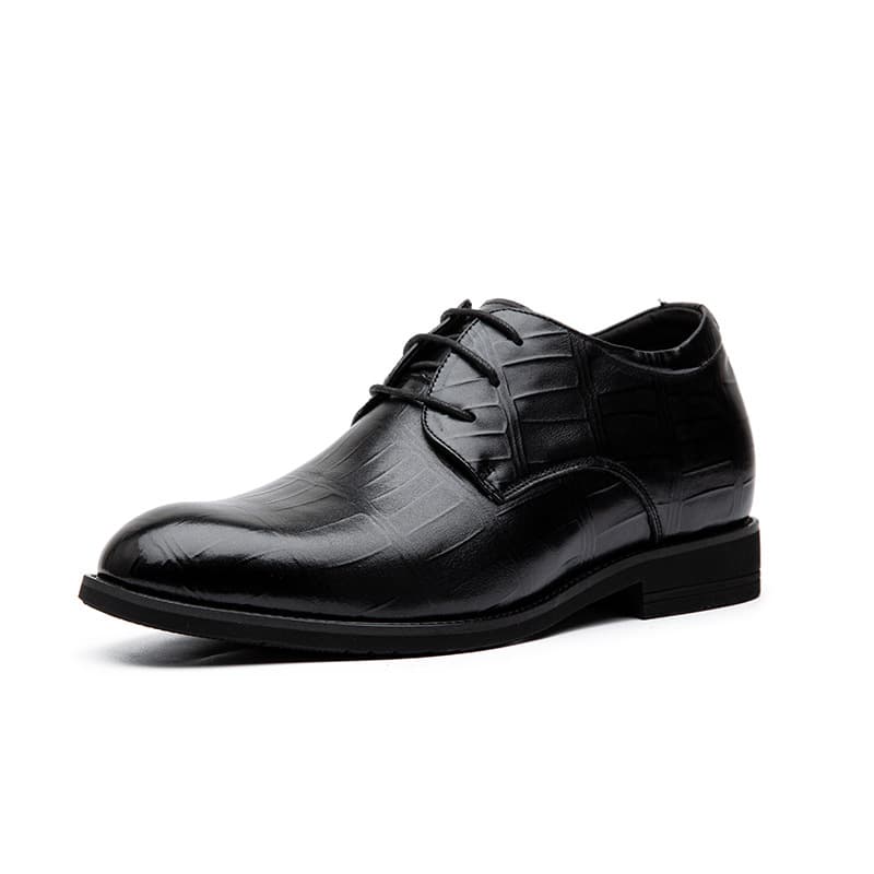 Modern business gentleman round-toe derby shoes for men's formal leather shoes for any occasion 5